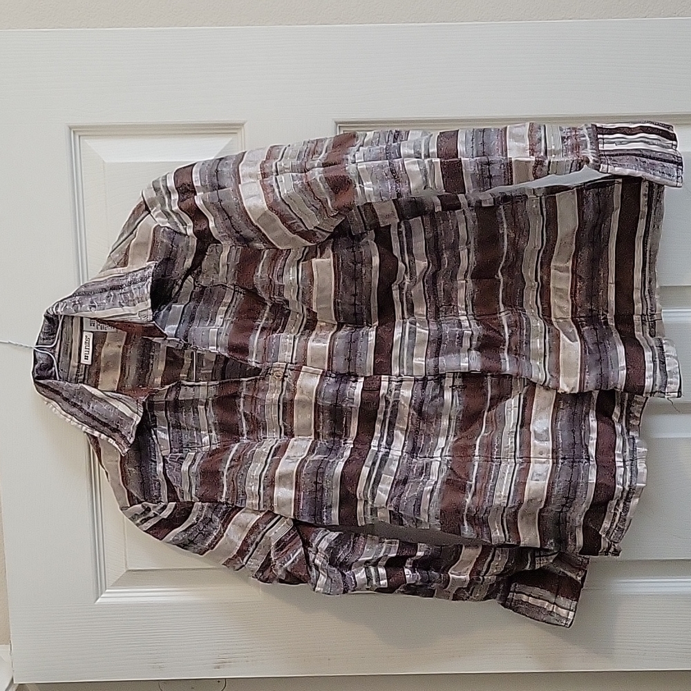Womens Units sheer brown top, medium